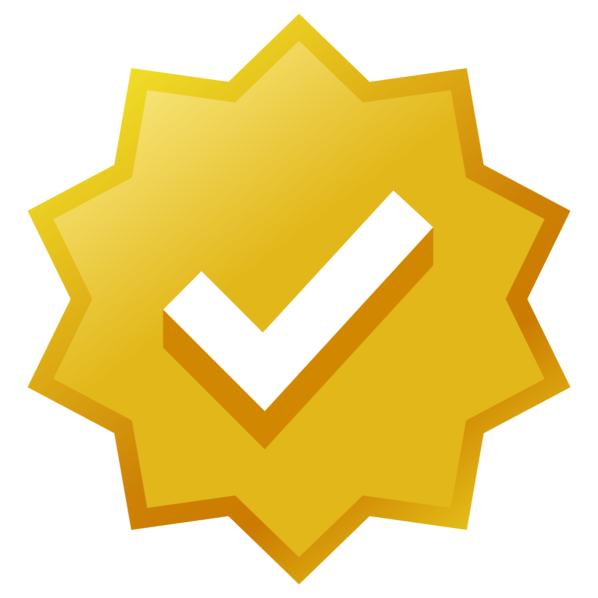 X Gold Verified Badge
